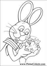 Pintar e Colorir Peter Cottontail - Desenho 011