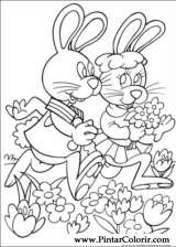 Pintar e Colorir Peter Cottontail - Desenho 021