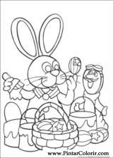 Pintar e Colorir Peter Cottontail - Desenho 025