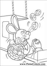 Pintar e Colorir Peter Cottontail - Desenho 032