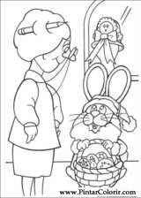 Pintar e Colorir Peter Cottontail - Desenho 035