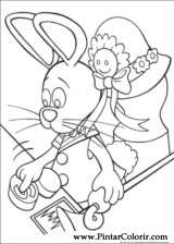 Pintar e Colorir Peter Cottontail - Desenho 037