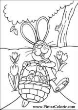 Pintar e Colorir Peter Cottontail - Desenho 041