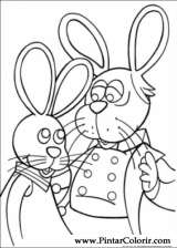 Pintar e Colorir Peter Cottontail - Desenho 050