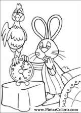 Pintar e Colorir Peter Cottontail - Desenho 051