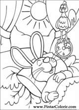 Pintar e Colorir Peter Cottontail - Desenho 052