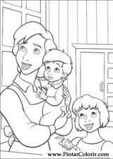 Pintar e Colorir Peter Pan 2 - Desenho 016