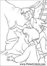 Pintar e Colorir Peter Pan 2 - Desenho 020