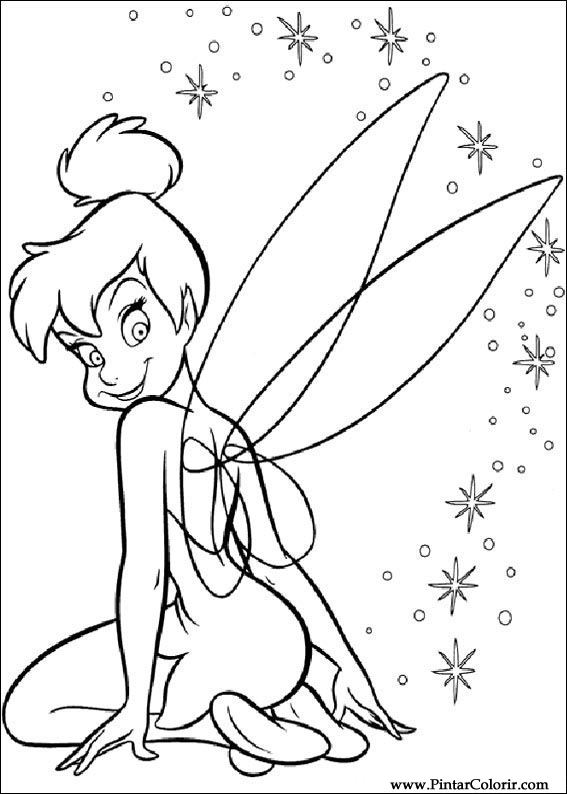 Pintar e Colorir Peter Pan - Desenho 003