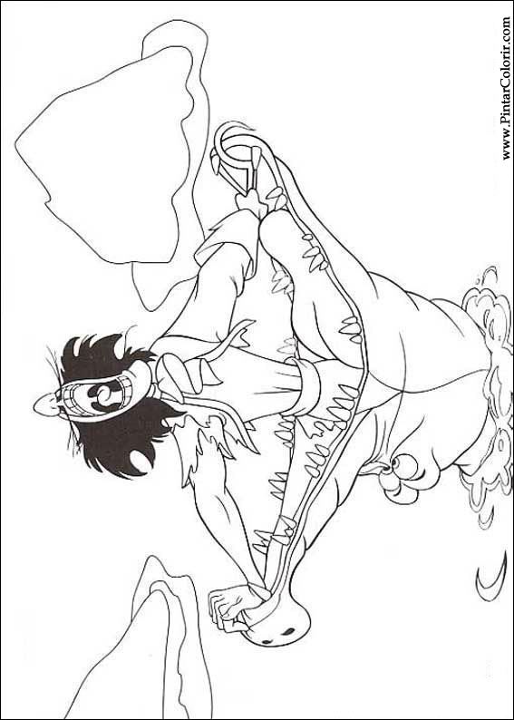 Pintar e Colorir Peter Pan - Desenho 004