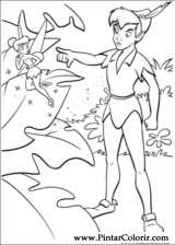 Pintar e Colorir Peter Pan - Desenho 042