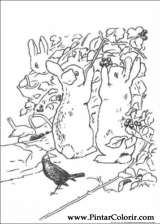 Pintar e Colorir Peter Rabbit - Desenho 010