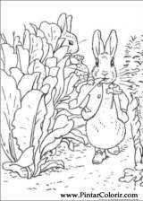 Pintar e Colorir Peter Rabbit - Desenho 015