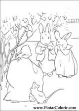 Pintar e Colorir Peter Rabbit - Desenho 026
