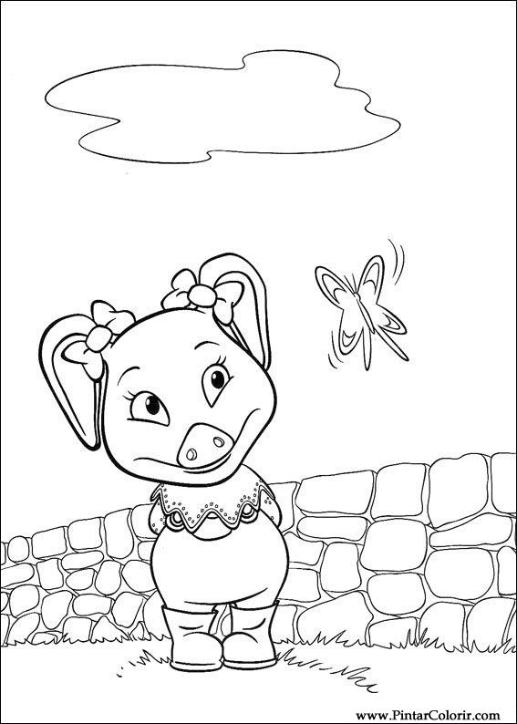 Pintar e Colorir Piggley Winks - Desenho 011