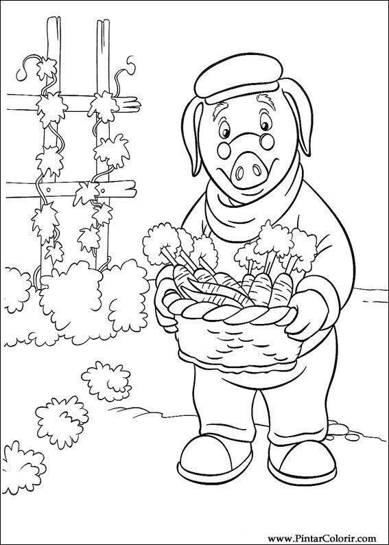 Pintar e Colorir Piggley Winks - Desenho 012