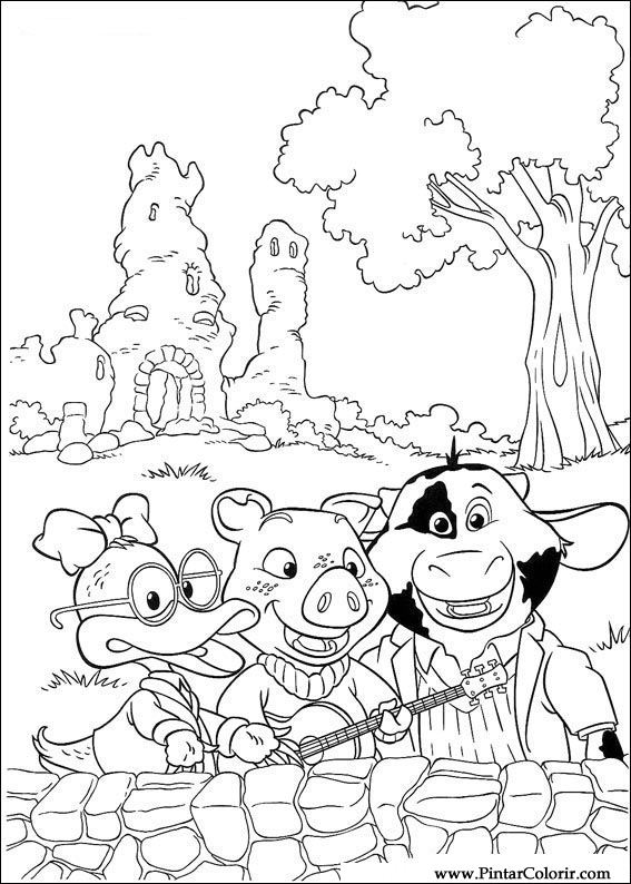 Pintar e Colorir Piggley Winks - Desenho 024