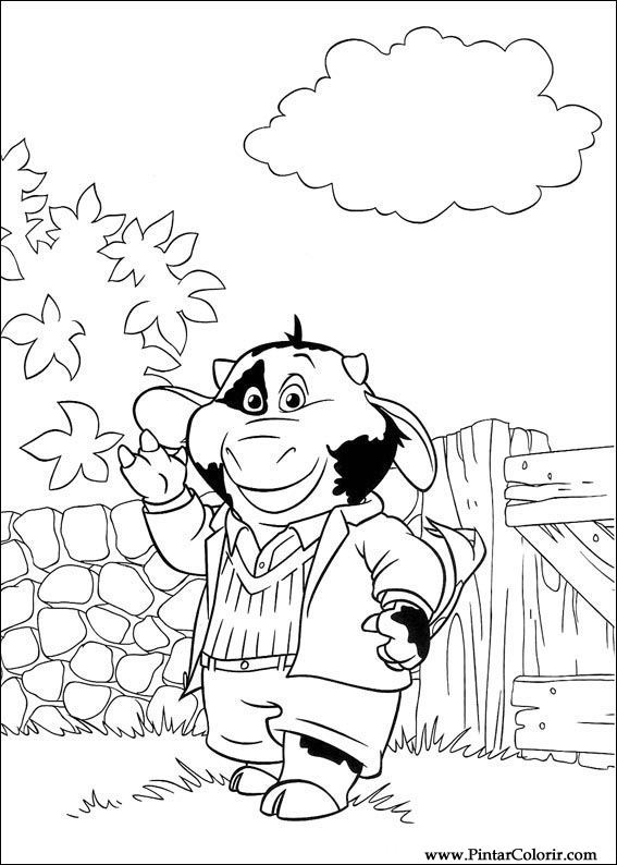 Pintar e Colorir Piggley Winks - Desenho 025