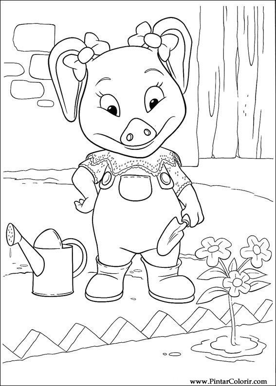 Pintar e Colorir Piggley Winks - Desenho 036