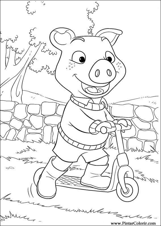 Pintar e Colorir Piggley Winks - Desenho 039