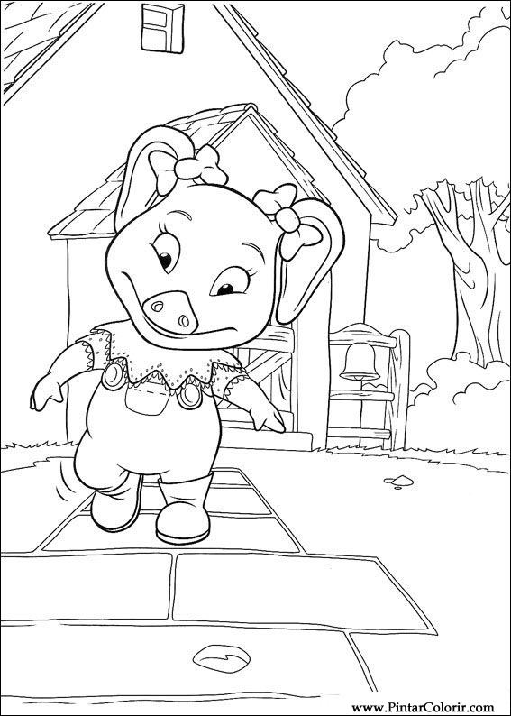 Pintar e Colorir Piggley Winks - Desenho 040