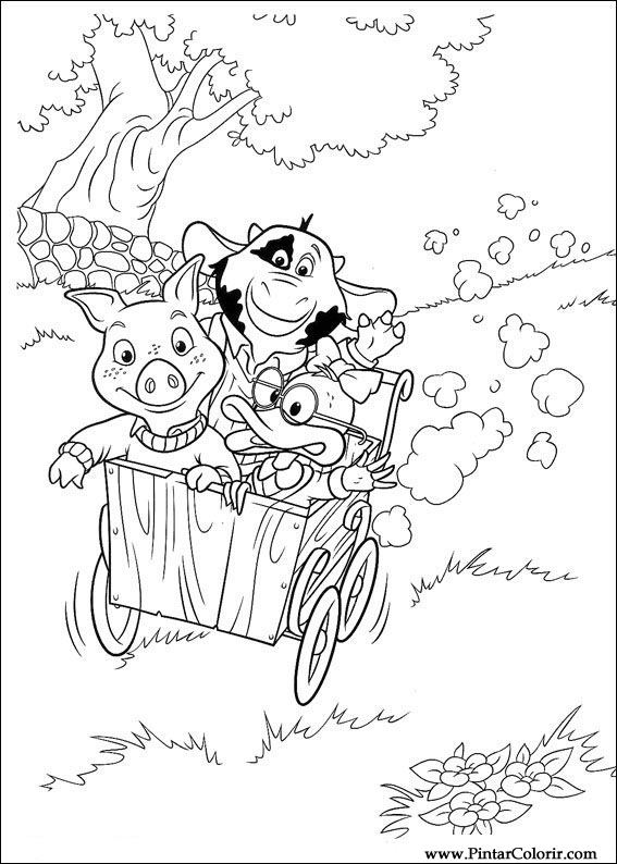 Pintar e Colorir Piggley Winks - Desenho 046