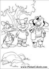 Pintar e Colorir Piggley Winks - Desenho 002