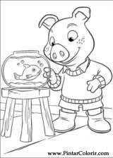 Pintar e Colorir Piggley Winks - Desenho 006