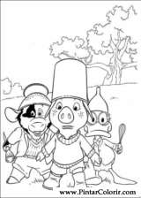 Pintar e Colorir Piggley Winks - Desenho 017