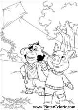 Pintar e Colorir Piggley Winks - Desenho 037