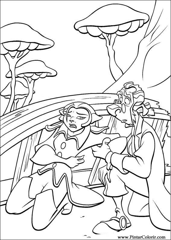 Pintar e Colorir Planeta Do Tesouro - Desenho 059