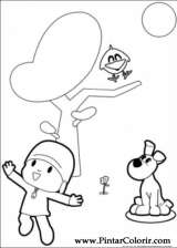 Pintar e Colorir Pocoyo - Desenho 006