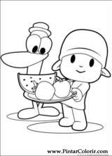 Pintar e Colorir Pocoyo - Desenho 007