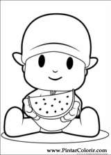 Pintar e Colorir Pocoyo - Desenho 008