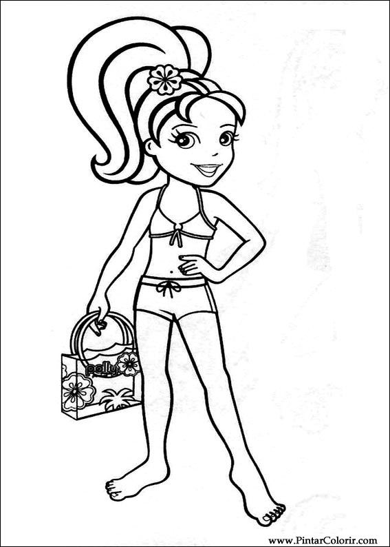 Pintar e Colorir Polly Pocket - Desenho 003