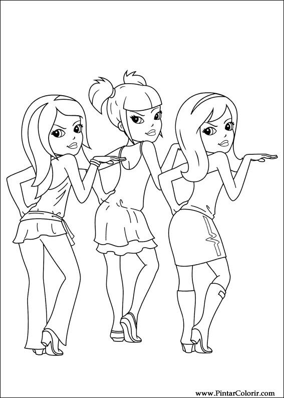 Pintar e Colorir Polly Pocket - Desenho 024