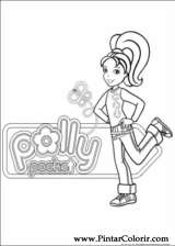 Pintar e Colorir Polly Pocket - Desenho 034