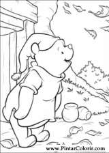 Pintar e Colorir Pooh - Desenho 018