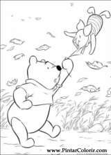 Pintar e Colorir Pooh - Desenho 111