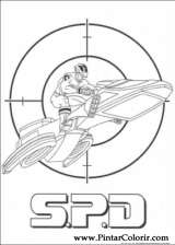 Pintar e Colorir Power Rangers - Desenho 055