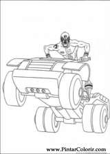 Pintar e Colorir Power Rangers - Desenho 057