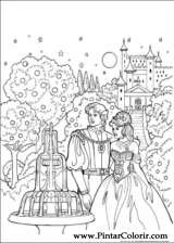 Pintar e Colorir Princesa Leonora - Desenho 014