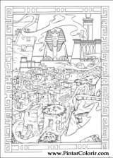 Pintar e Colorir Principe Egito - Desenho 027
