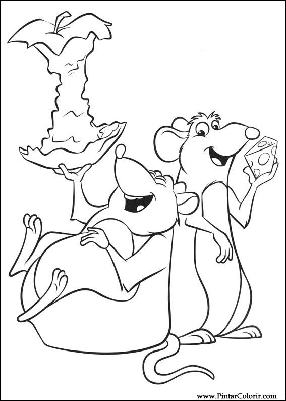 Pintar e Colorir Ratatouille - Desenho 035