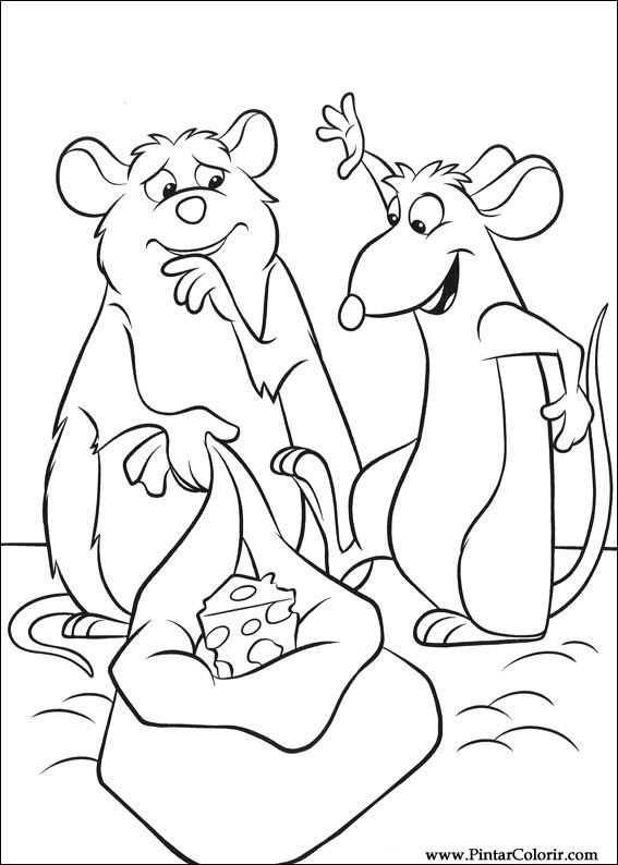 Pintar e Colorir Ratatouille - Desenho 050