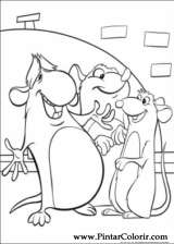 Pintar e Colorir Ratatouille - Desenho 053