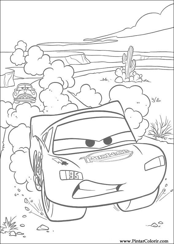 Coloring Pages | Lightning Mcqueen Red Coloring Pages