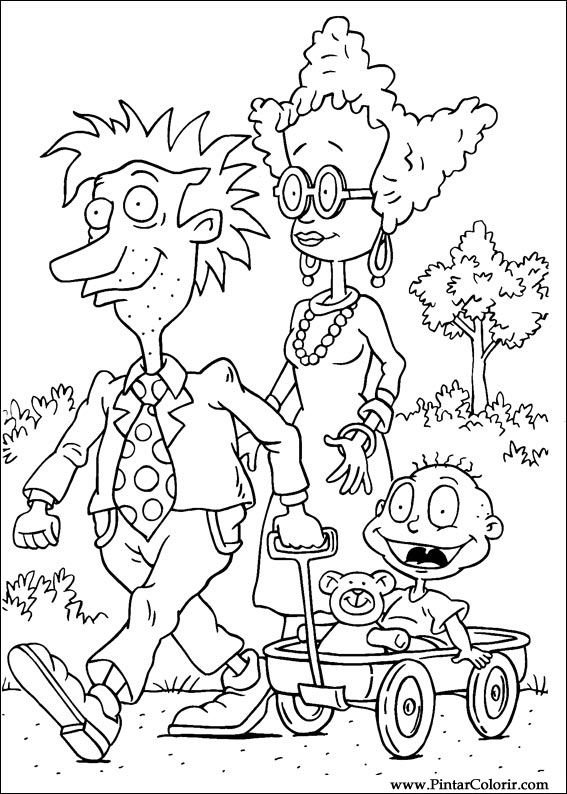 Pintar e Colorir Rugrats - Desenho 003