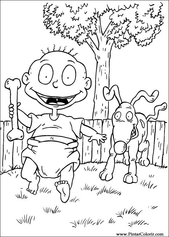 Desenhos Para Pintar E Colorir Rugrats Imprimir Desenho 089 Pdmrea