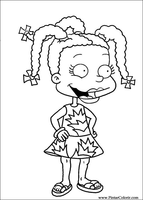 Pintar e Colorir Rugrats - Desenho 017